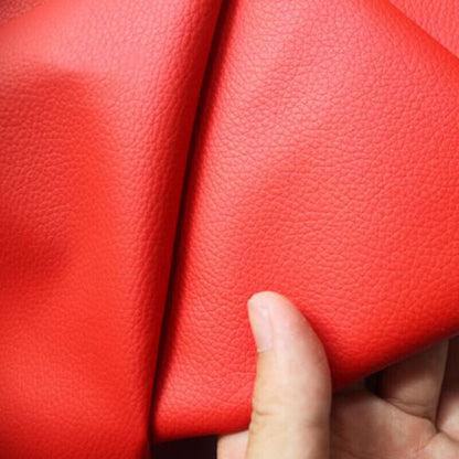 140*50cm PU Faux Leather Fabric Grain Soft Cloth Material DIY Sofa Slipcover Bag