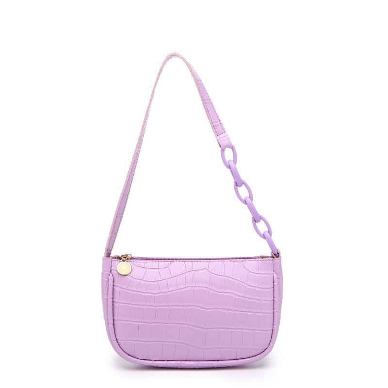 Exquisite Shopping Bag Retro Totes Shoulder Bags Leather Chain Handbag 20*5*13CM