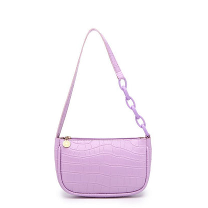 Exquisite Shopping Bag Retro Totes Shoulder Bags Leather Chain Handbag 20*5*13CM