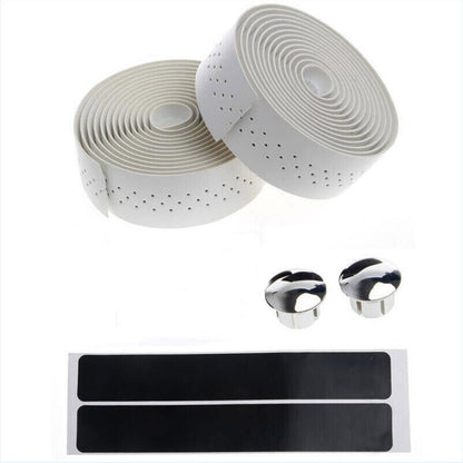 1 Pair Anti-slip Tape Bar Handle Bicycle Leather Handlebar Breathable Bandage