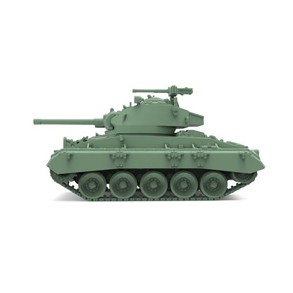 SSMODEL SS220512 1/220 Military Model Kit US M24 Chaffee Light Tank