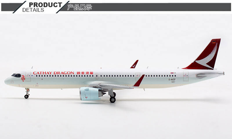 1:200 JC Wings CATHAY DRAGON AIRBUS A321NEO Airplane Diecast Aircraft Model