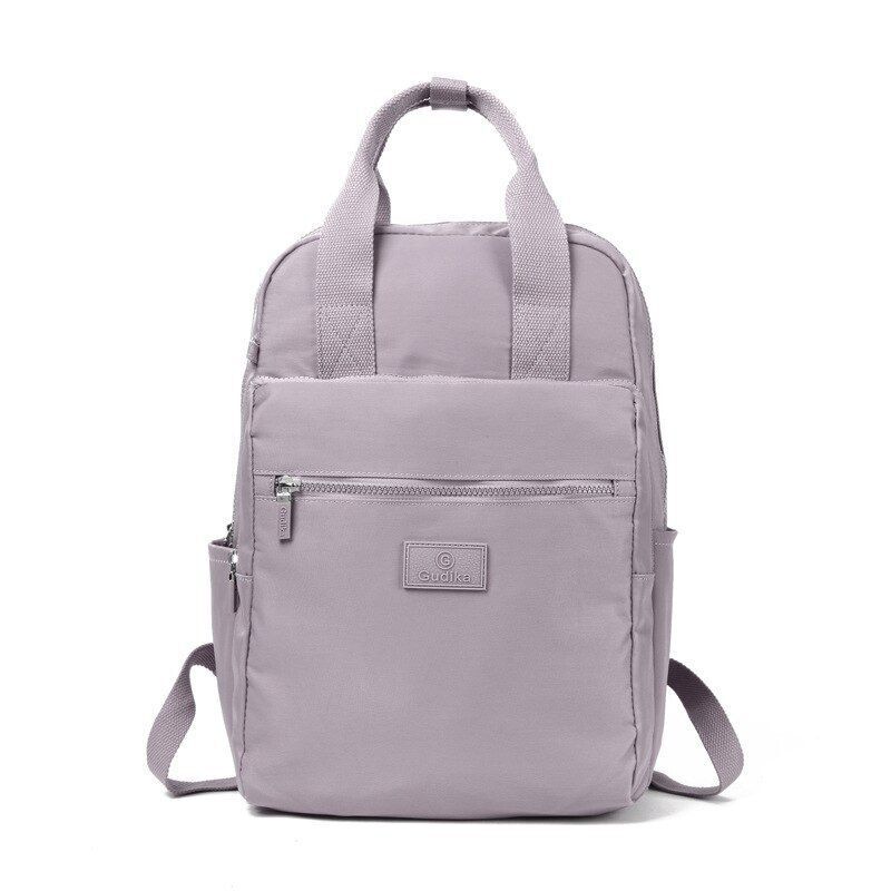 Waterproof Laptop Bag Student Nylon Oxford Cloth Small Backpack 28*15*40CM Black