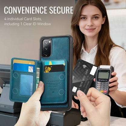 For Samsung Galaxy S25 Edge S24 S23 S22 S21 S20 Wallet Case Magnetic Card Holder