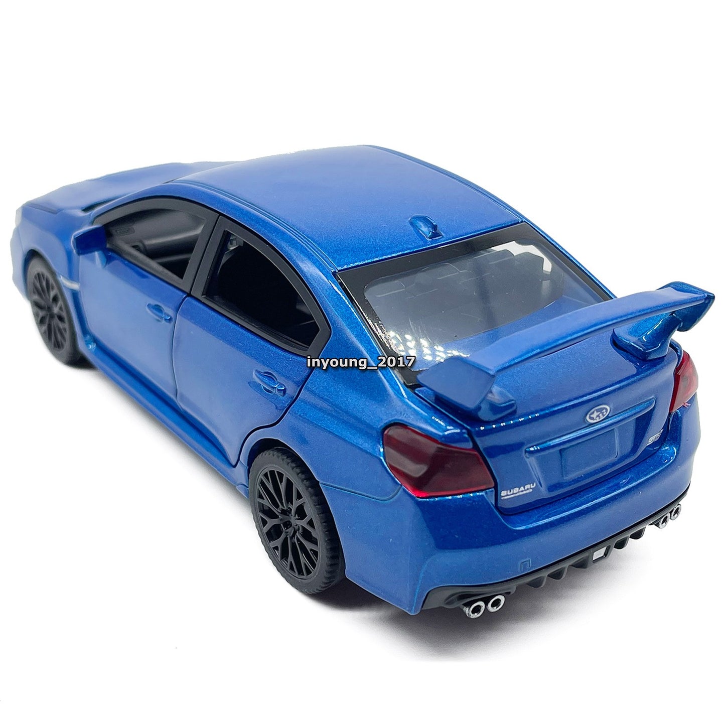 1/30 Subaru WRX STI Model Toy Car Diecast Toy Vehicle Boys Toys Kids Gifts Blue