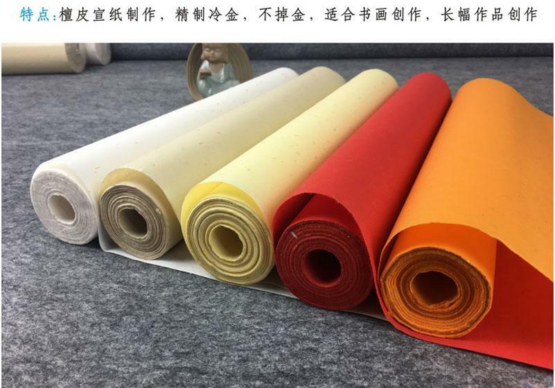 1 Roll Chinese Calligraphy / Painting Raw Xuan Paper Rice Paper 35cm*20m