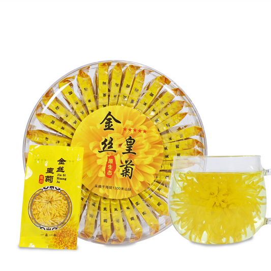 30bag Golden Silk Chrysanthemum A Cup of Tribute Chrysanthemum Wuyuan Flower Tea