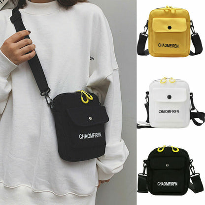 Women Ladies Shoulder Crossbody Bag Canvas Messenger Handbags Bags Men Fashion