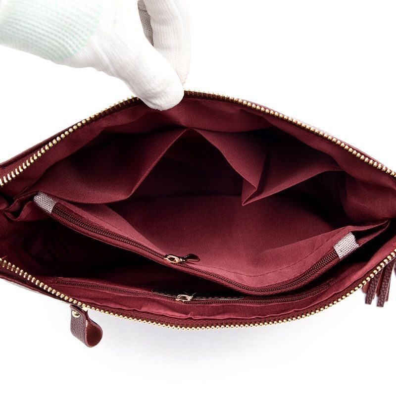 Genuine Leather Shoulder Bag Tote Crossbody Purse Handbag Famous Purses Handbag