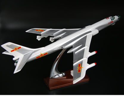 40CM 1:86 China H-6G Bomber Fighter Jet Airplane Resin Aircrarft Plane Model