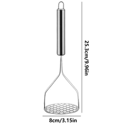 Stainless Steel Manual Potato Press Kitchen Tool Potato Masher Home Food Grater