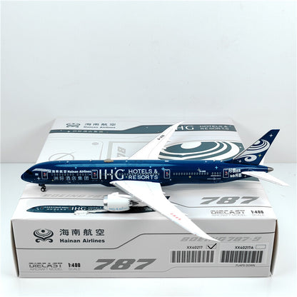 1:400 JC Wings HAINAN AIRLINES BOEING B787-9 Passenger Airplane Diecast Model