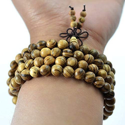 Authentic Vietnamese Agarwood Incense 108 Beads 6-8mm Fashion Prayer Beads