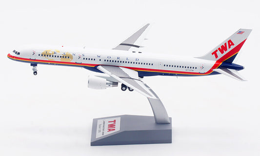 1:200 InFlight TWA BOEING 757-200 Passenger Airplane Diecast Aircraft Model