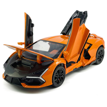 1:32 2023 Lamborghini Revuelto Model Toy Car Diecast Toy Vehicle Metal Orange