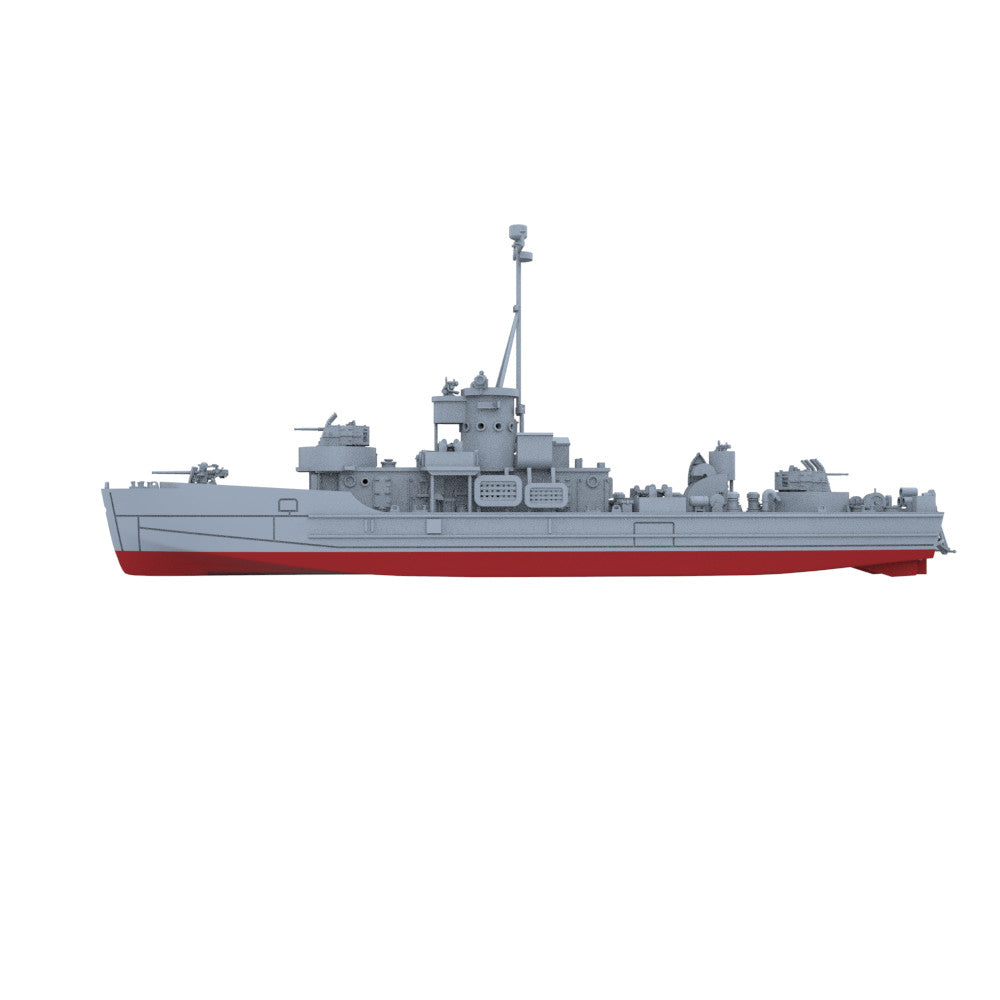 SSMODEL SSC1250764 1/1250 Military Model Kit USS Landing Craft Support LSM Mk3