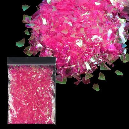 Nail Art Decor 10g Holographic Irregular Sequins Glitter Sparkly Colorful Flakes