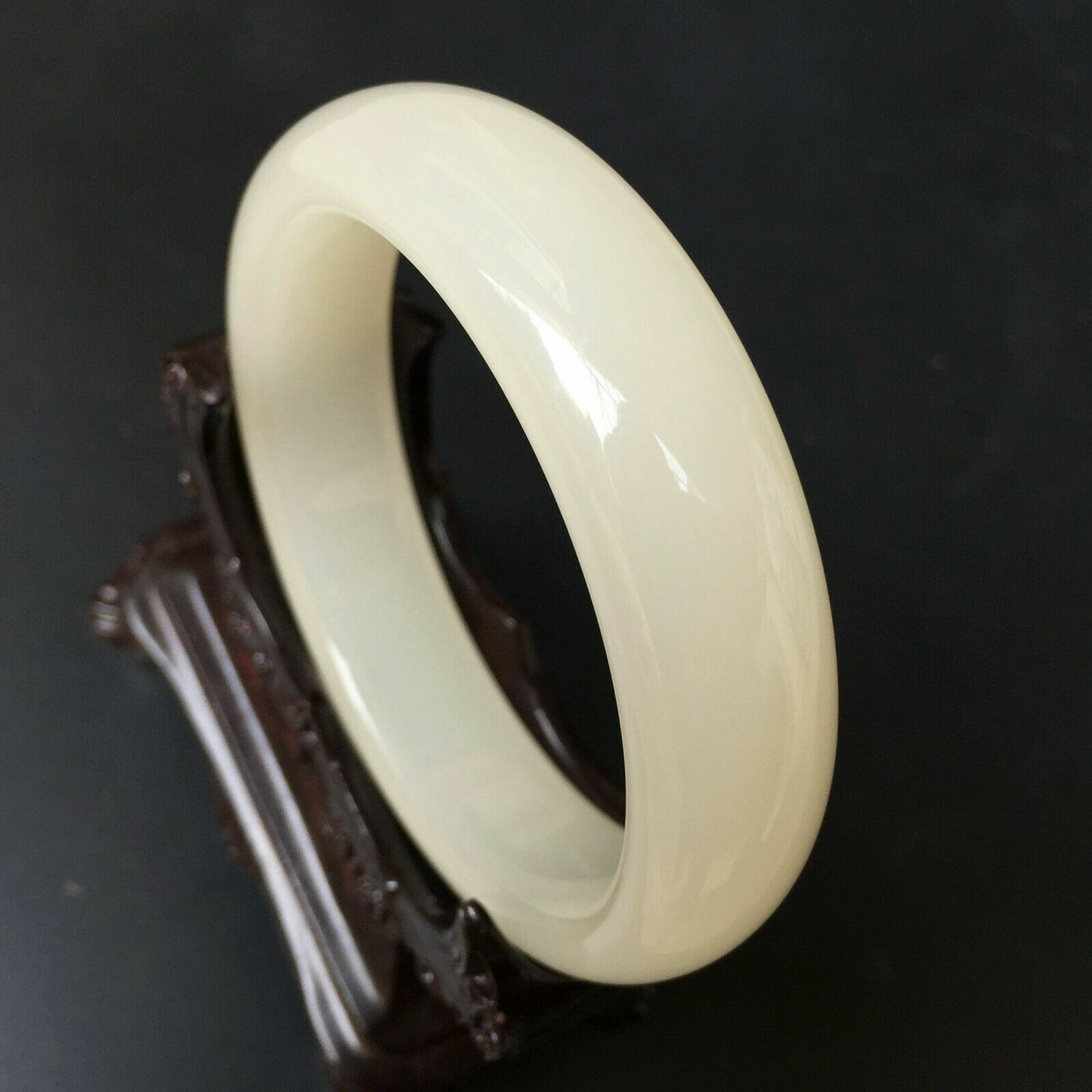Natural Hetian jade and white jade bracelet