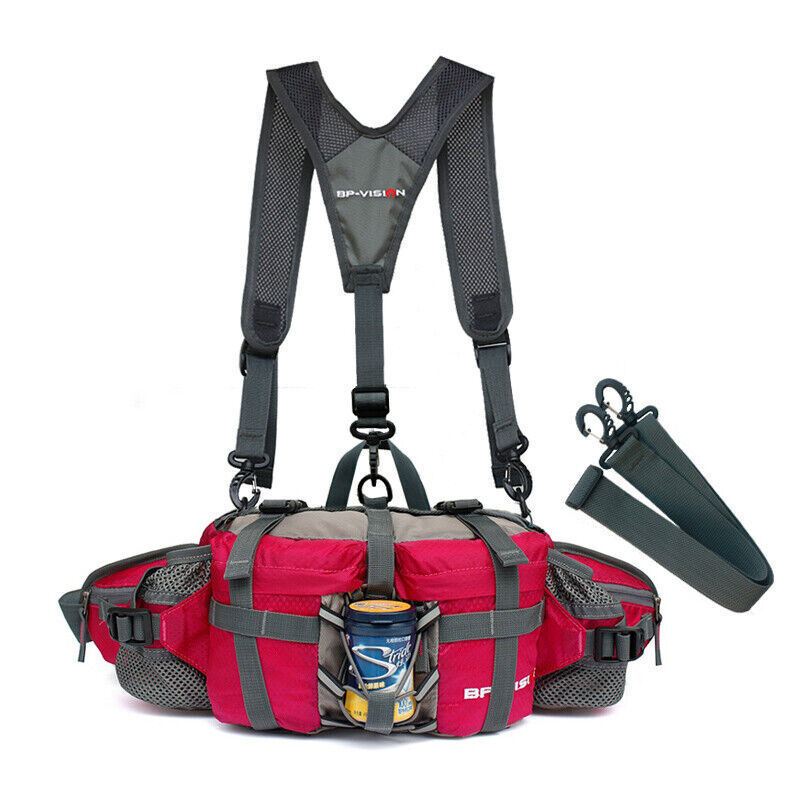 Sports Waist Bag Hiking Camping Climbing Men Women Shoulder Bag Backpack