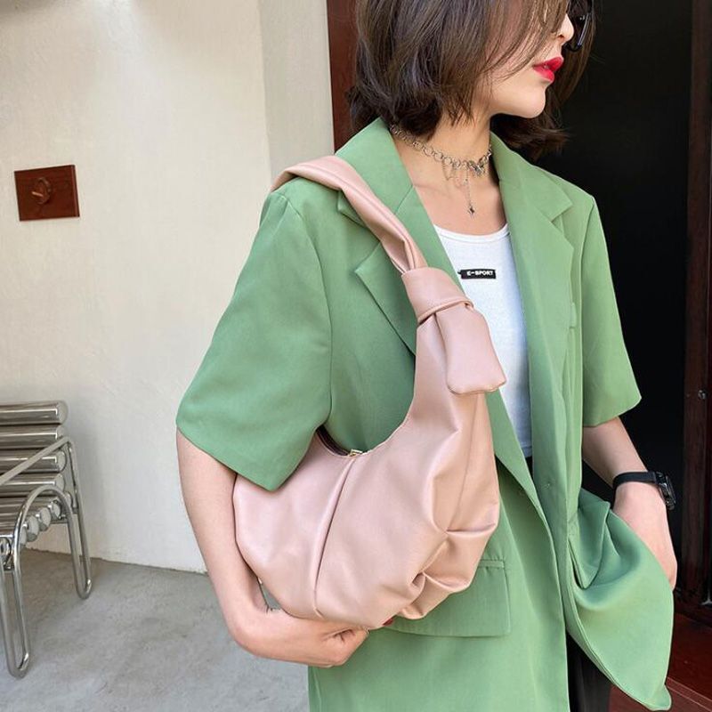 Women Shoulder Bag Synthetic Leather Underarm Bags Handbags Travel Hand Tote Bag