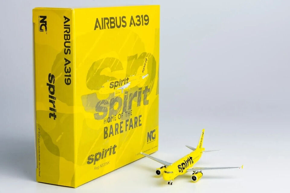 1:400 NG Model Spirit AIRBUS A319 Passenger Airplane Diecast Aircraft Model
