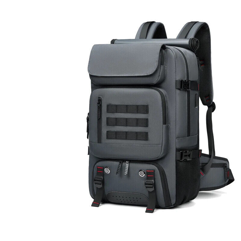 Men Travel backpack17 inch Laptop Backpack Shoe Bag 50L outdoors Hiking Backpack