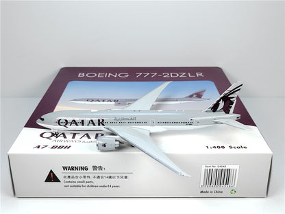 1:400 Phoenix QATAR BOEING B777-200L Airplane Diecast Aircraft Plane Model