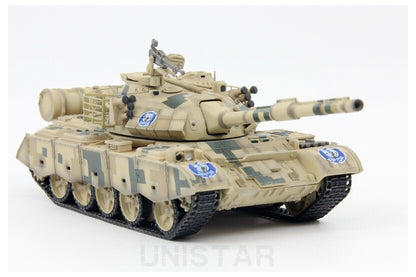 UNISTAR China ZTZ-59D Main Battle Sand Digital Painting 1/72 Diecast Model Tank