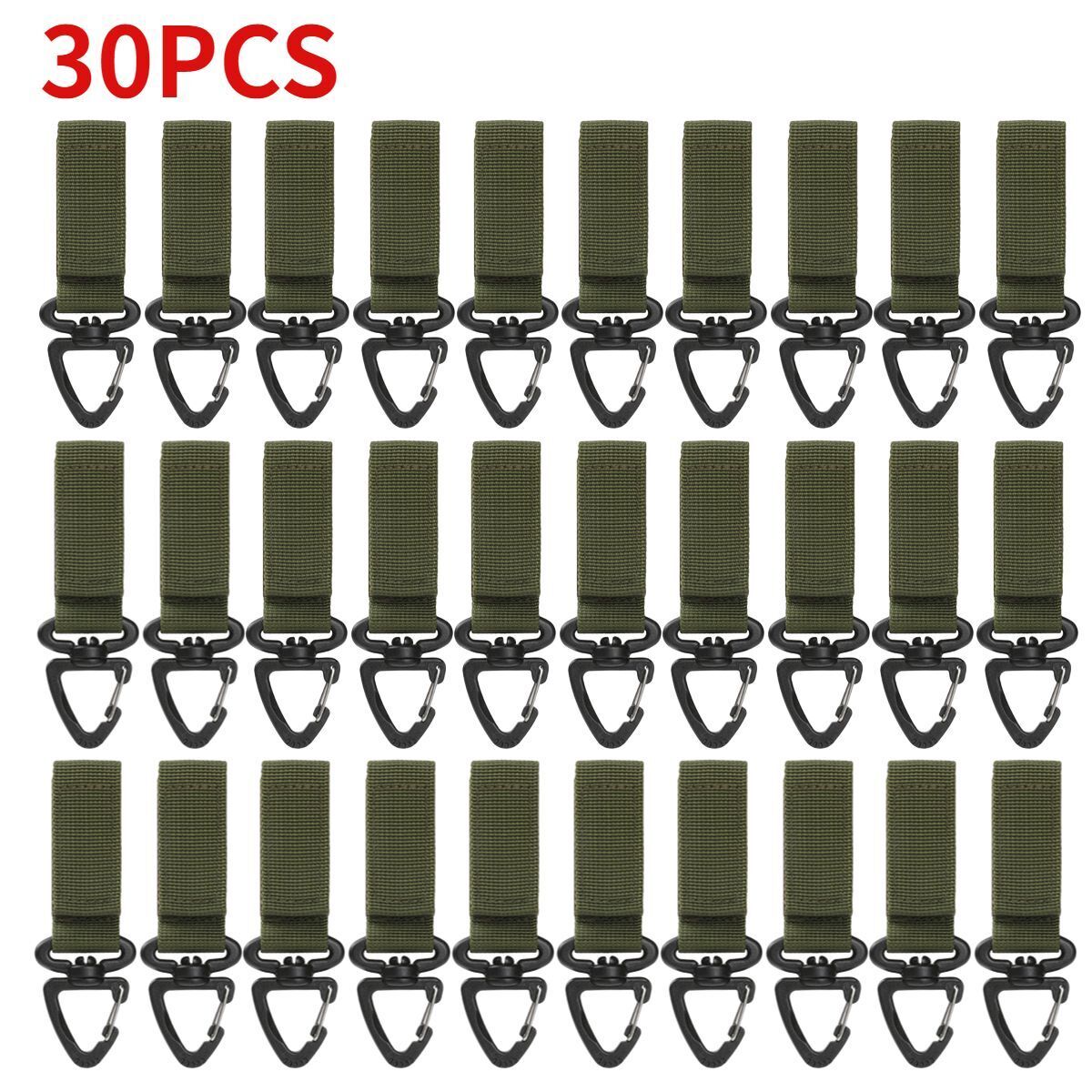 Outdoor Tactical Gloves Hooks Triangle Backpack Hanging Buckle Nylon Keychain