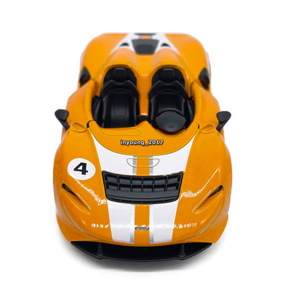 1/36 McLaren Elva Model Car Diecast Toy Vehicle Toys for Boys Kids Gifts Orange