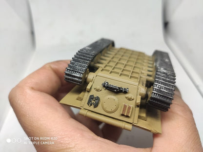 Hand-painted 1/72 finished model of the German E-79 tank from World War II