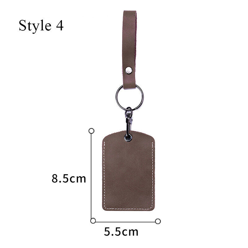 Card Holder Protective Cover Bus Card Cover ID Card Case Keychain Card Bag