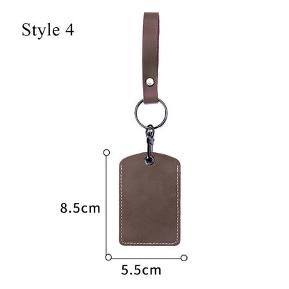 Card Holder Protective Cover Bus Card Cover ID Card Case Keychain Card Bag