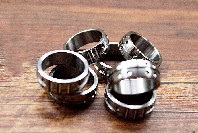 New TC4 Titanium Alloy Finger Ring Men Women Finger Ring Gift