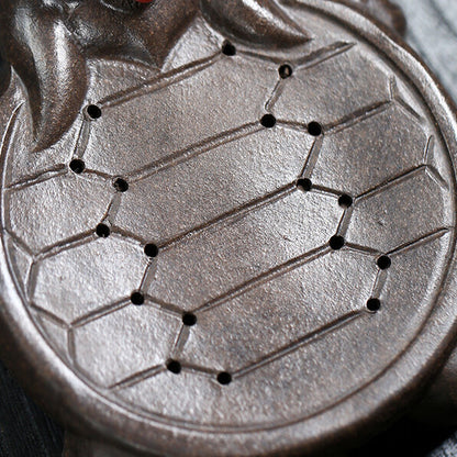 Turtle Design Holder For Tea Pot Yixing Clay Mat Creative Water Reservoir Mat