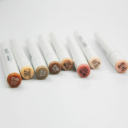 Finecolour Markers Brown Blue Color Double-Ended Art Sketch Drawing Marker Pen