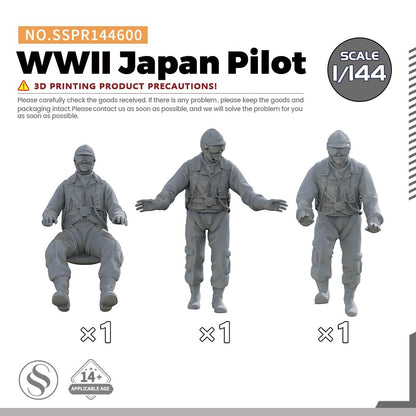 SSMODEL SSPR144600 1/144 WWII Japan Pilot