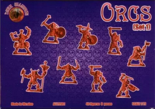 ORCS SET 1 1/72 Soldiers Figures Model Kit DARK ALLIANCE