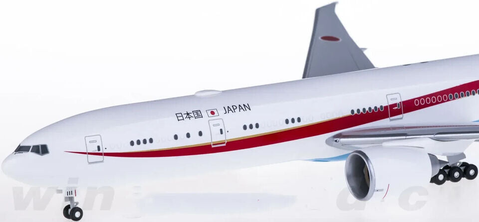 1:200 37CM Hogan JAPAN JASDF BOEING 777-300ER Passenger Plane ABS Plastic Model