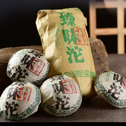 500g Yunnan Natural Cha Pu'er Tuocha Top Menghai High Mountain Pu-erh Green Tea