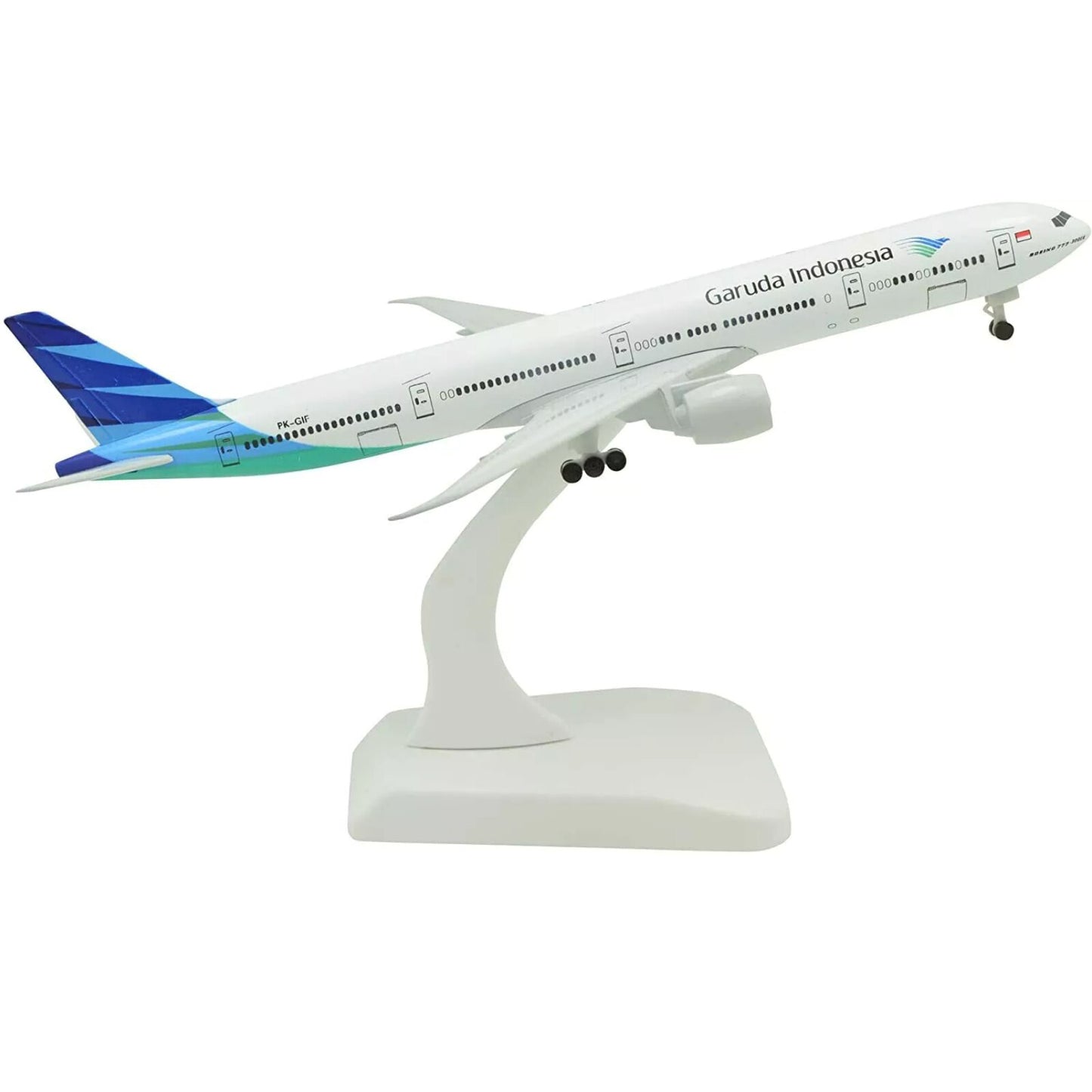 18cm Diecast Alloy 1/400 Scale Garuda Indonesia Airlines B777 Aircraft Model