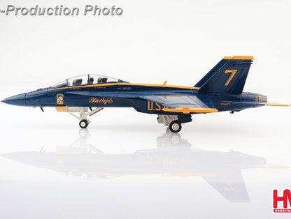HM 1/72 F18 fighter model F/A-18F Blue Angel # 7 US Navy 75th anniversary 2021