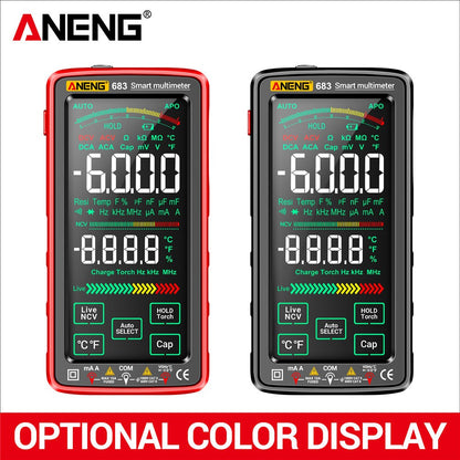 ANENG6000 Counts Multimetro Smart Multimeter Touch Test Rechargeable Multitester