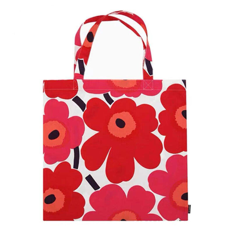 Fashion Colorful Elegant Canvas Unikko Poppy Tote Bag,Shopping Bag For Her