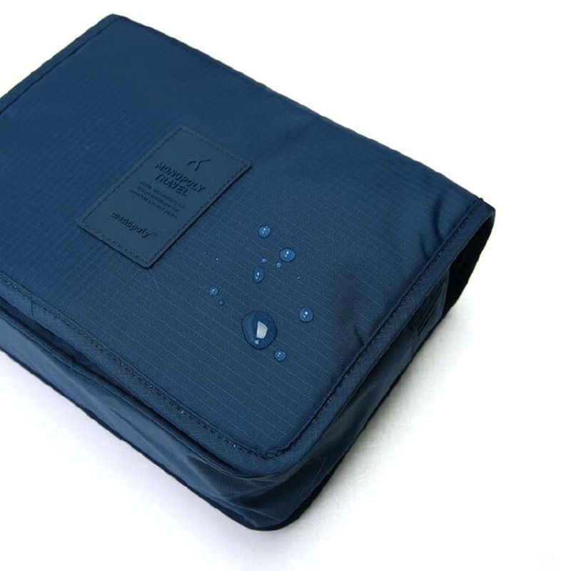 Traveling Cosmetic Bag Nylon Waterproof Makeup Purse Storage Pouch 24*9*18.5 CM