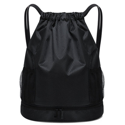 Waterproof Basketball Bag Wet Dry Separation Bags Swimming Drawstring Backpack