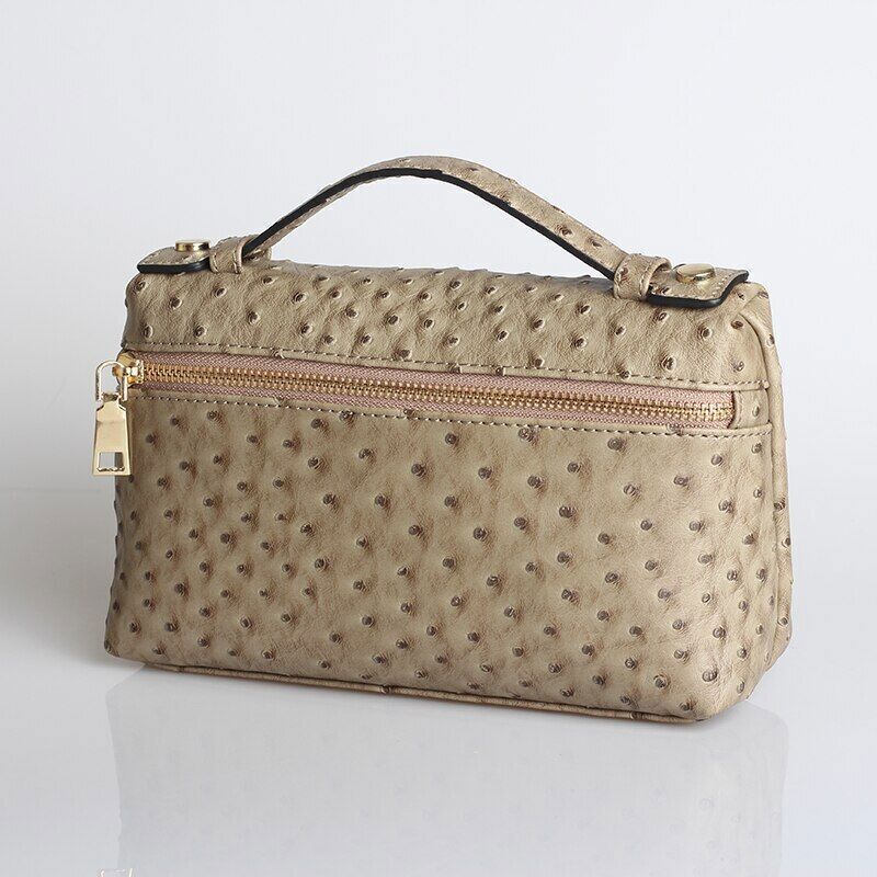 Pattern PU Leather Clutch Bag Women Trendy Make Up Handbag Purse Bag