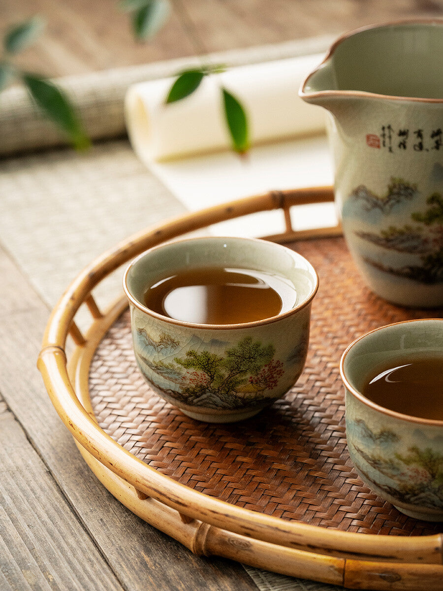 Jingdezhen Old Pottery Single Cup Handmade Master Tea Tasting Cup Kung Fu Cup
