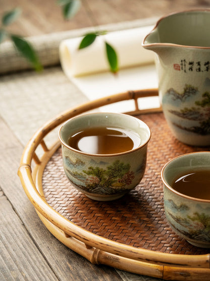 Jingdezhen Old Pottery Single Cup Handmade Master Tea Tasting Cup Kung Fu Cup