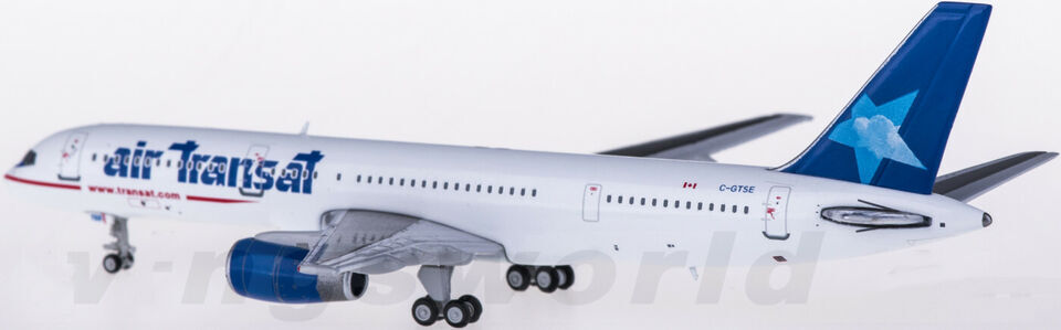 1:400 JC Wings Air Transat BOEING 757-200 Passenger Airplane Diecast Plane Model